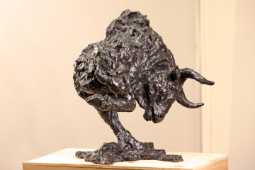 Tête de taureau, bronze 1/8, 42 x 39 x 27 cm