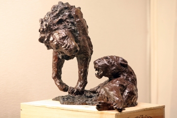 La séduction, bronze 1/8, 42 x 46 x 34 cm