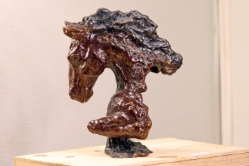 Tête de cheval, bronze 1/8, 38 x 29 x 14 cm